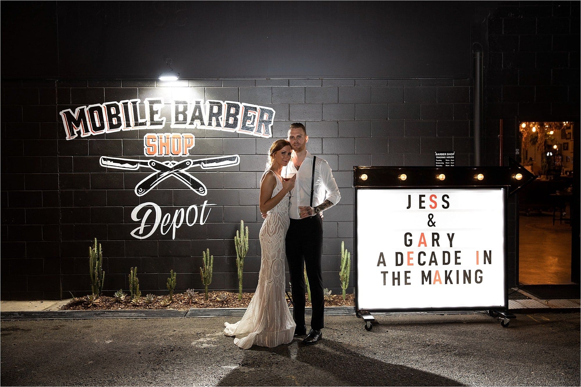 Mobile Barber Shop Depot Wedding Photography