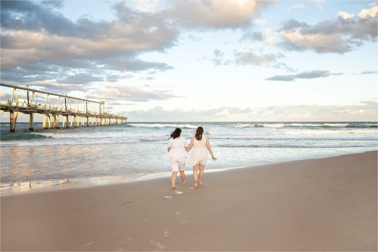 Gold Coast Beach Engagement Shoot | Ashleigh + Alicia