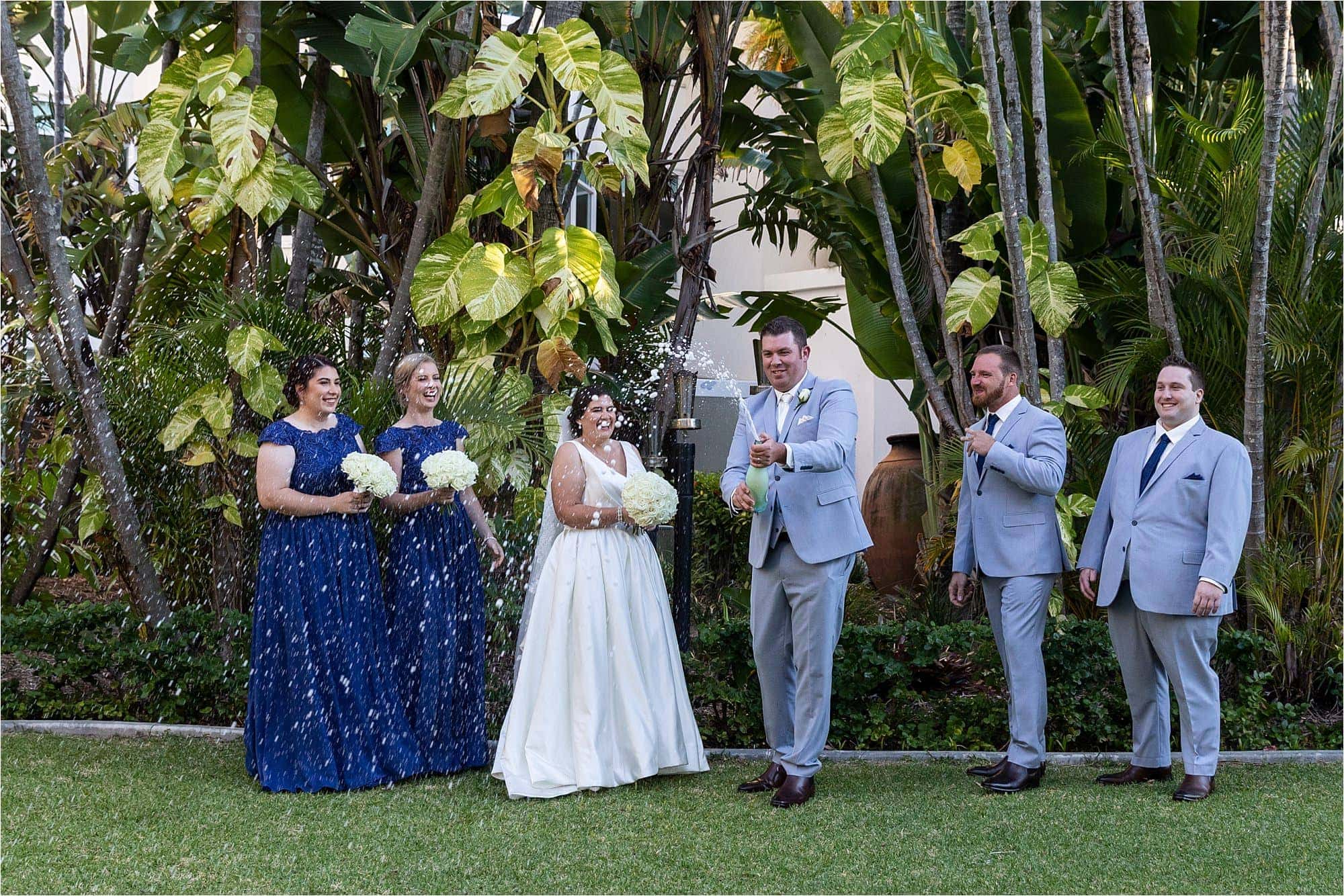 Gold Coast Wedding Bridal Party Sheraton Resort