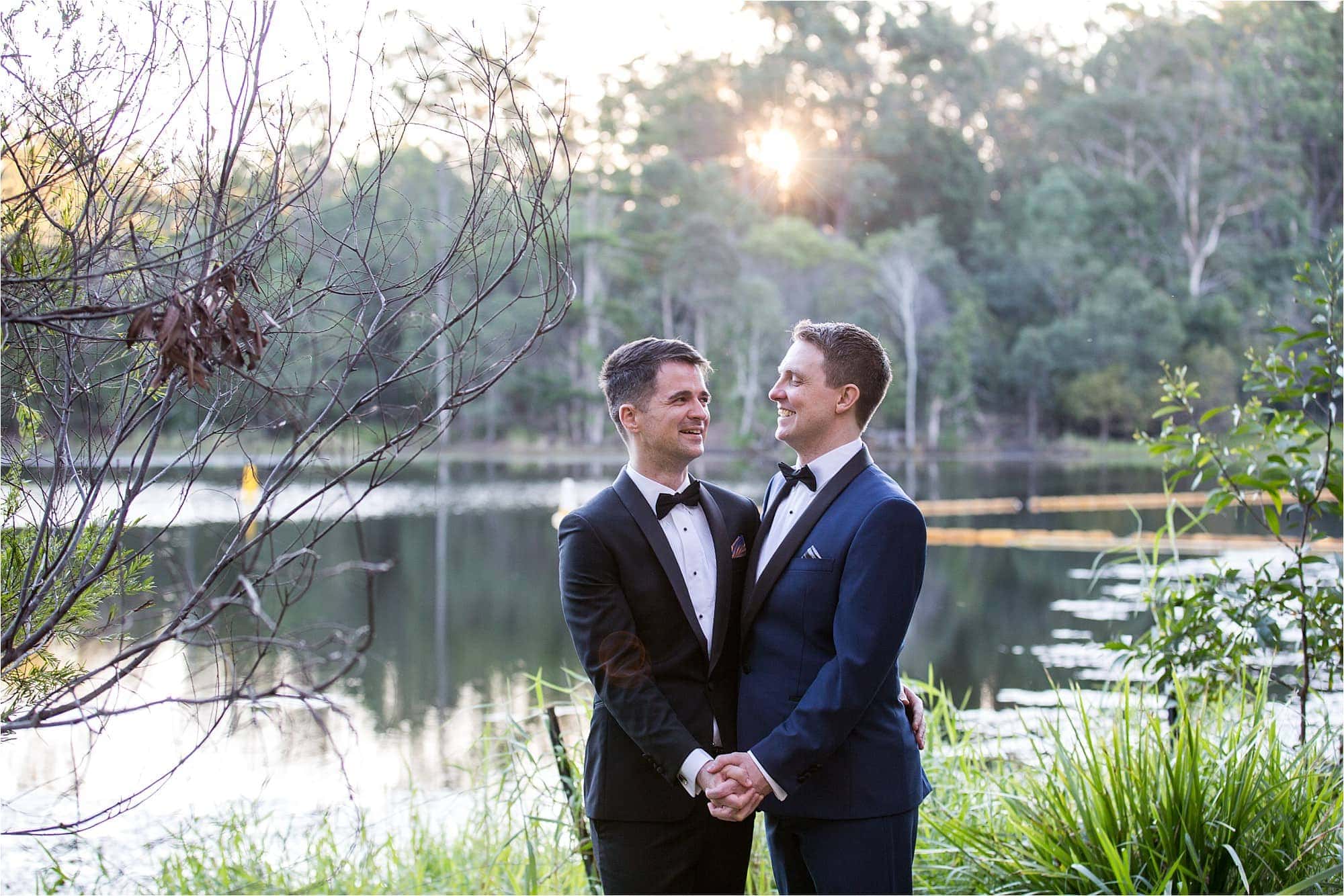 Walkabout Creek Wedding, Same sex couples, Brisbane Wedding photographer.