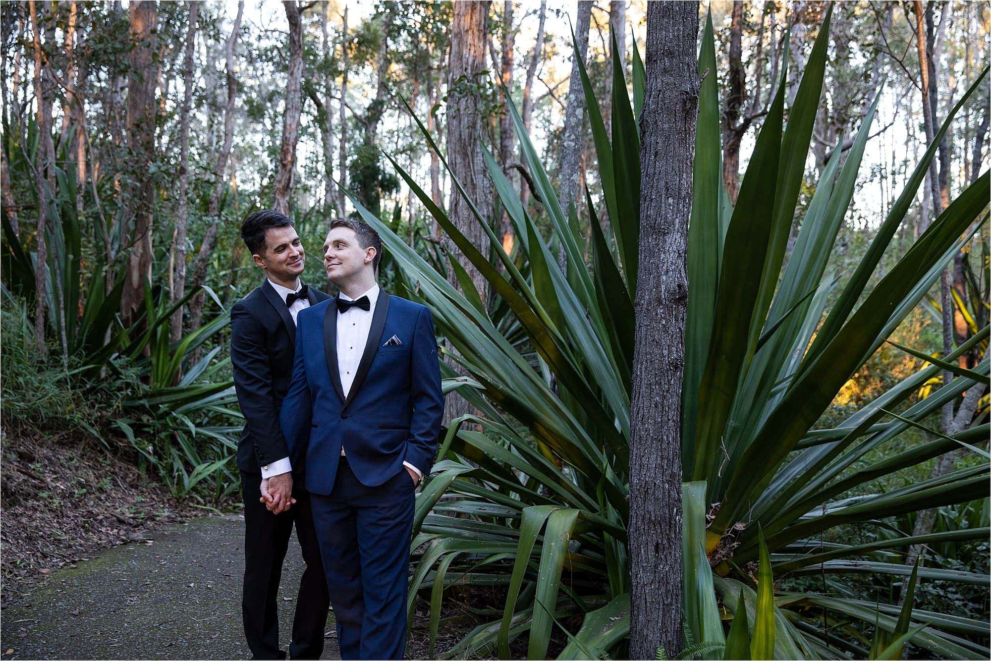 Same sex wedding photography at Walkabout Creek, by Mooi Photography.