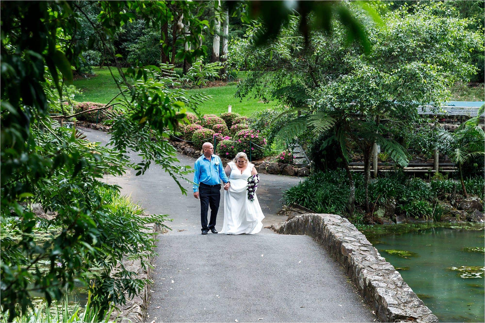 Tamborine Botanic Gardens Wedding photography Bec Pattinson