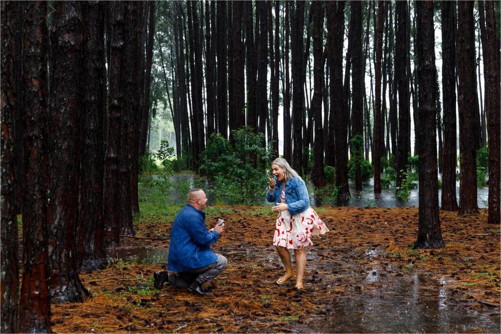 Gold Coast surprise wedding proposal photography