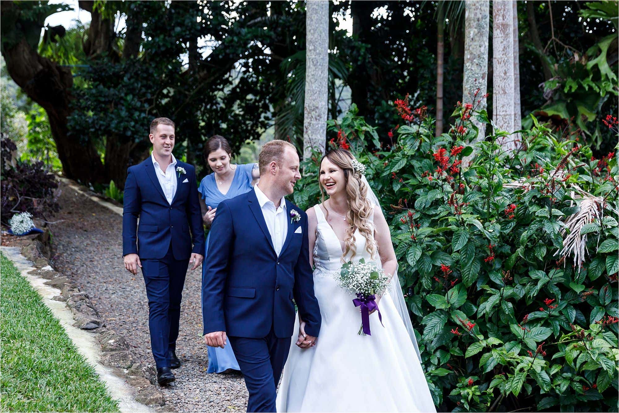 Bridal Party St Bernards Hotel Tamorine Mountain