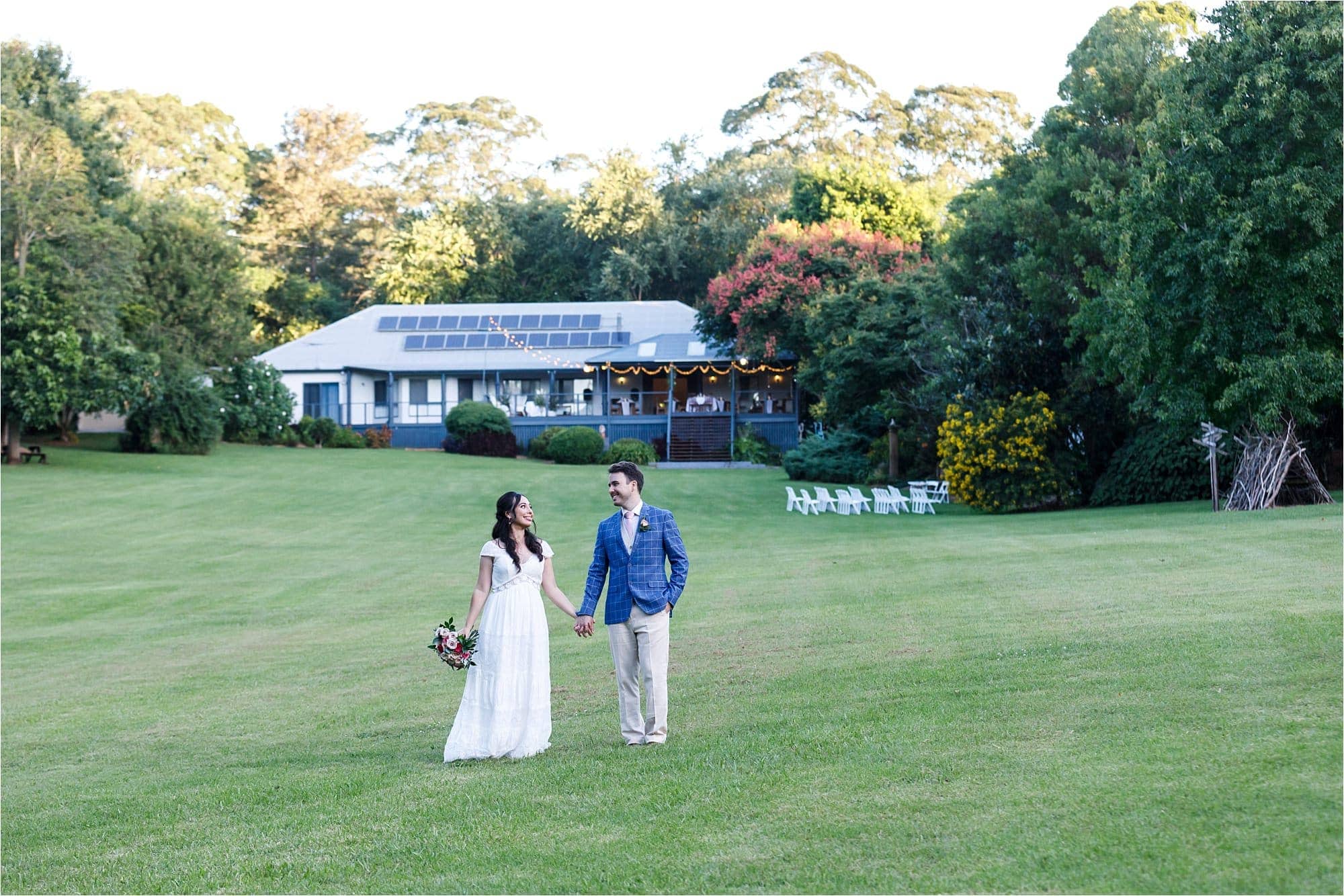 The Secret Garden Estate Weddings Tamborine Mountain Bridal couple