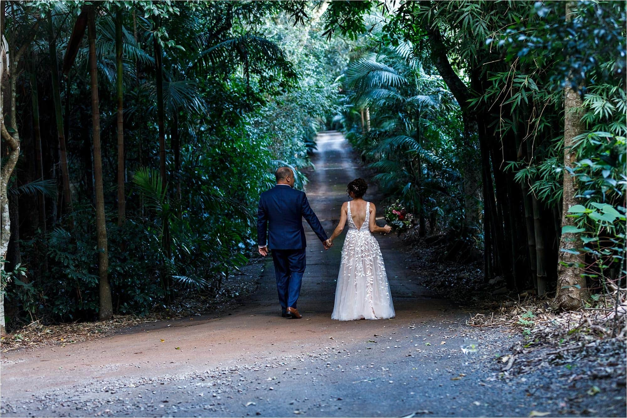 Tamborine Mountain Wedding photographer at Pether's Rainforest Resort.