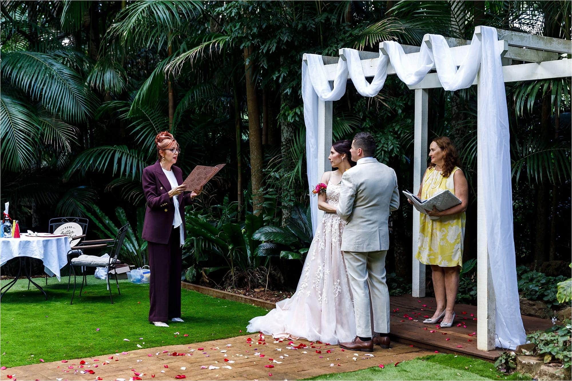Pethers Rainforest Wedding