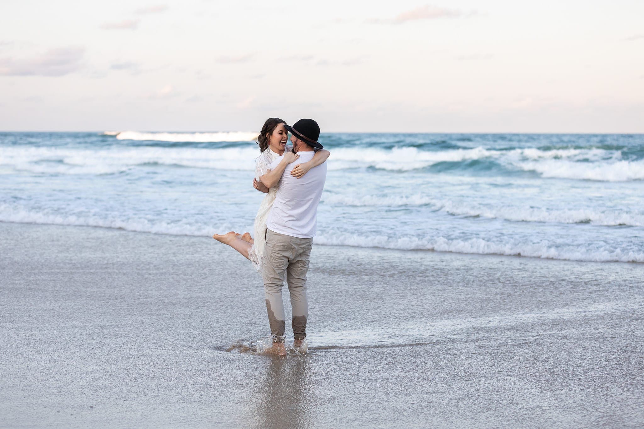 Gold Coast Wedding Photography couples beach engagement shoot