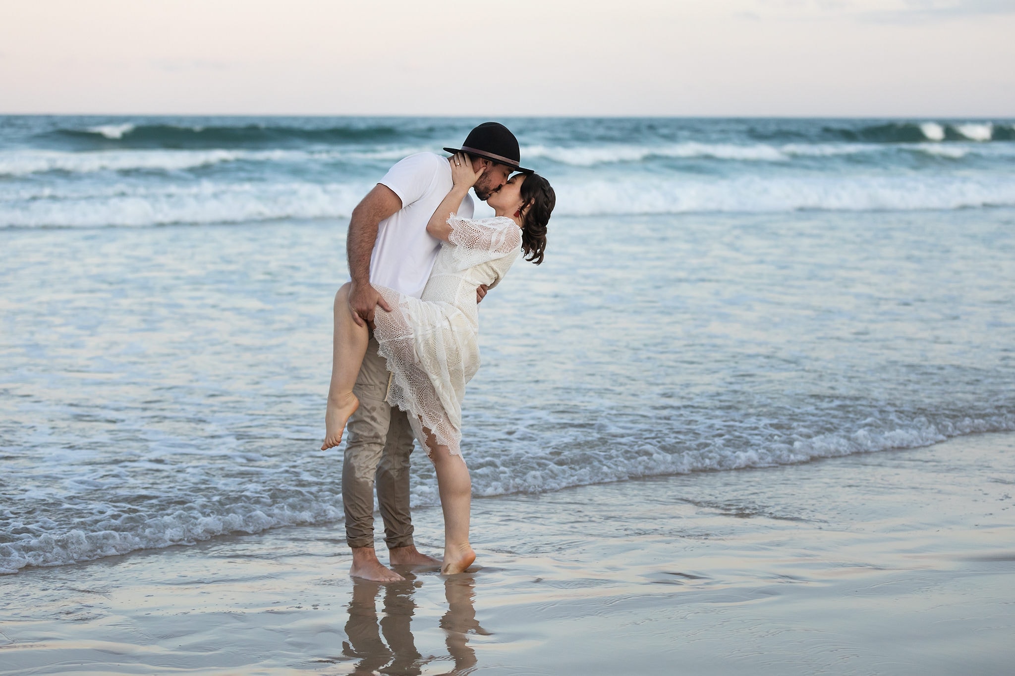 Gold Coast Wedding Photography couples beach engagement shoot