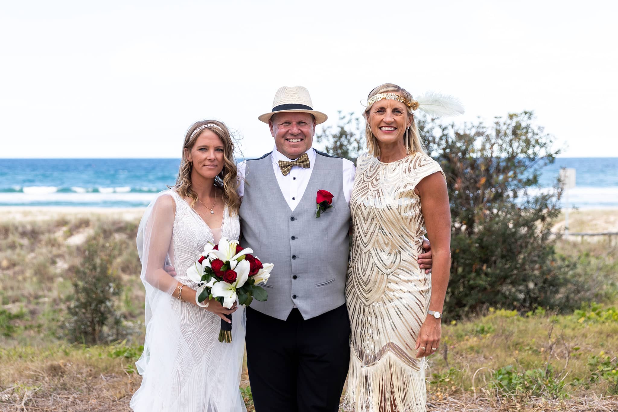 Bilinga Beach Wedding with Celebrant Sue and Bec Pattinson Gold Coast Wedding Photographer