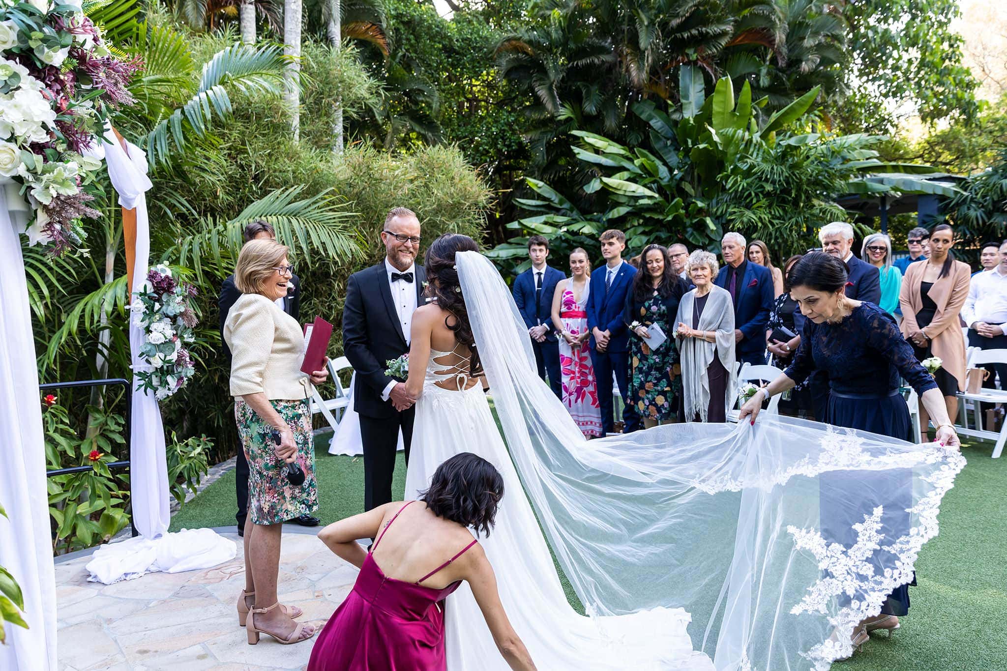 Cultural Wedding Mt Cootha Botanic Gardens Bec Pattinson Photography
