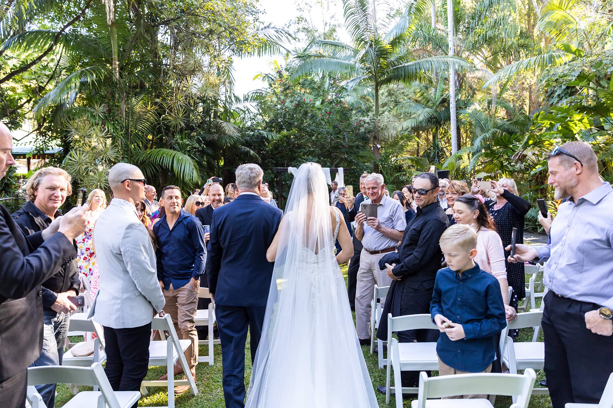 Sol Gardens Currumbin Valley wedding ceremony by Mooi Photography.