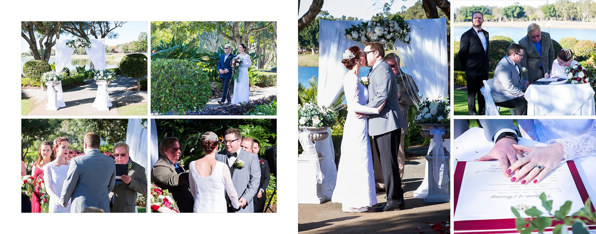 Sample Deluxe Wedding Albums by Mooi Phoography.