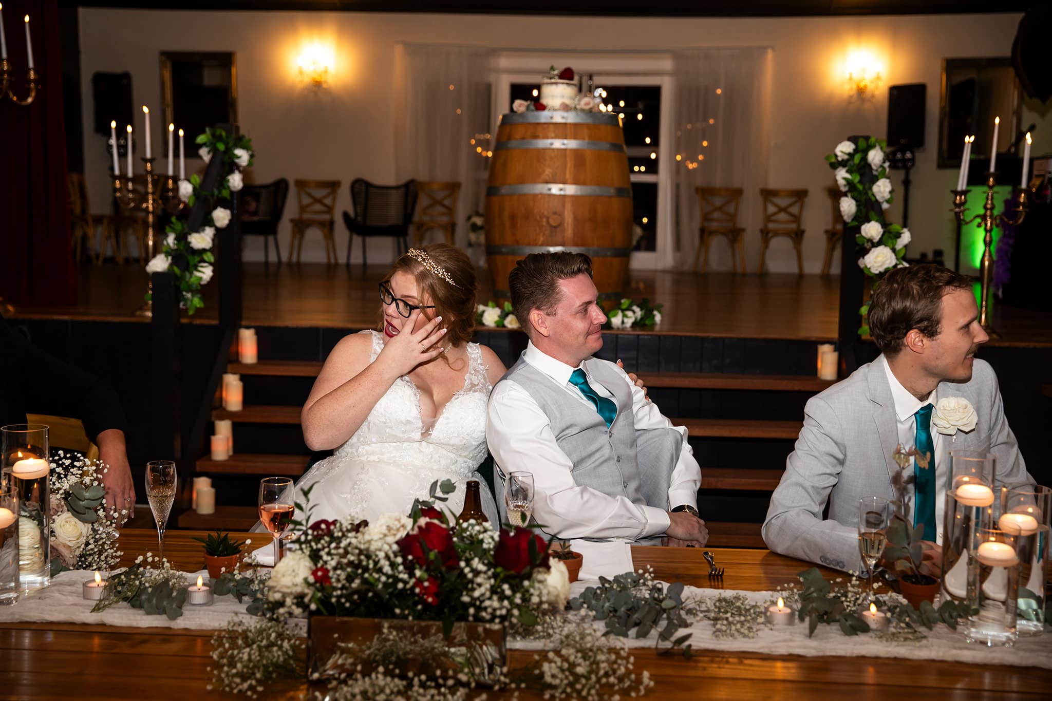 Wedding reception at Blackwood Barn, Aratula, Wedding Venue. By Mooi Photography, Scenic Rim Wedding Photographer.