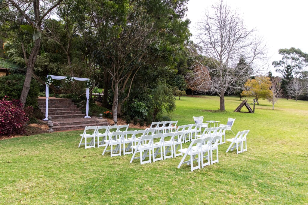 Wedding Ceremony at the Secret Garden Estate