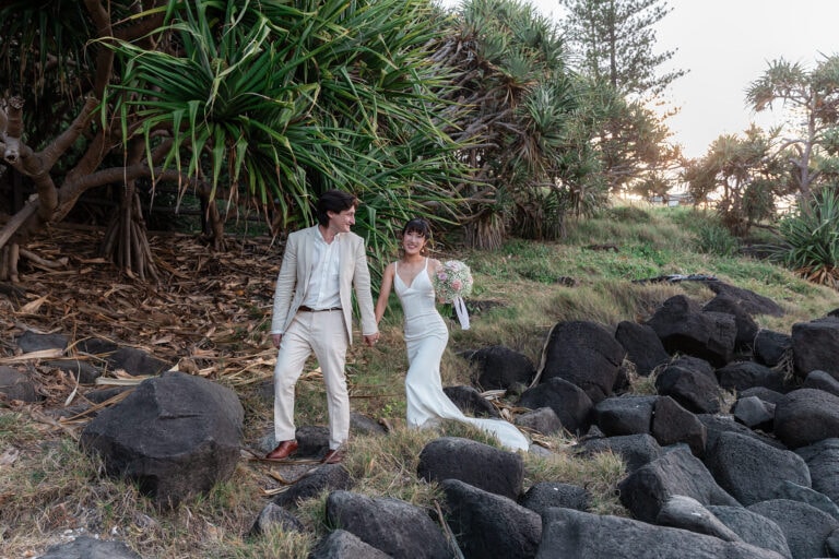Burleigh Heads Wedding Gold Coast | Harry + Mayu
