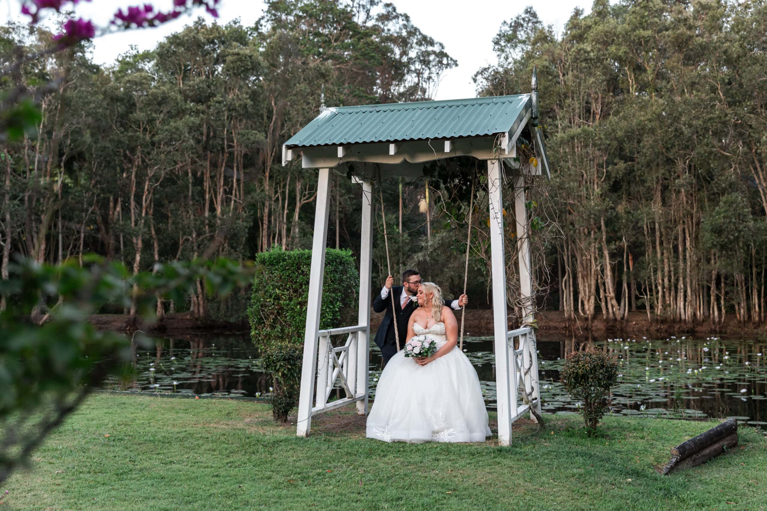 Bridal party at Coolibah Downs Private Estate, Gold Coast wedding venue.