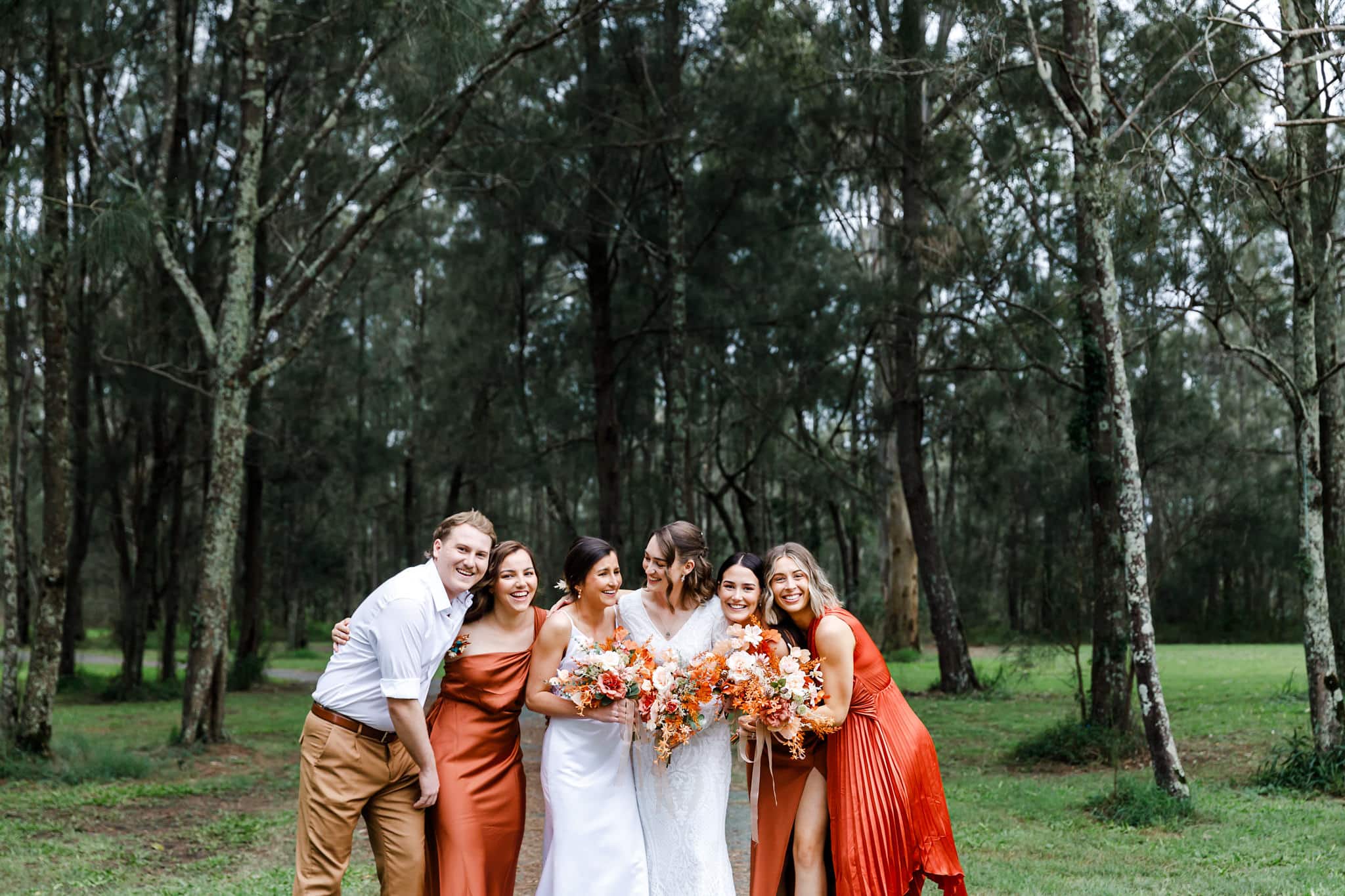 Wedding celebrations with the bridal party, by Mooi Photography on the Gold Coast.