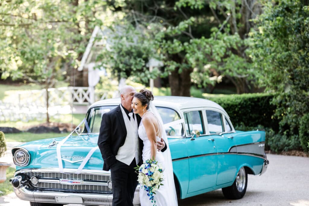 Mooi Photography at Cedar Creek Estate Tamborine Mountain with a 57 Chevy.